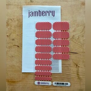 Poppy and White Polka by Jamberry
